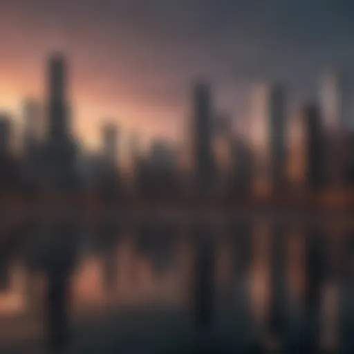 A stunning view of the Chicago skyline