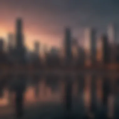 Chicago Skyline: A Majestic Overview A stunning view of the Chicago skyline
