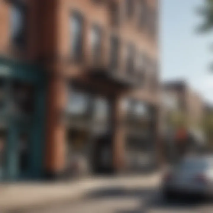 The vibrant streets of the Wicker Park neighborhood