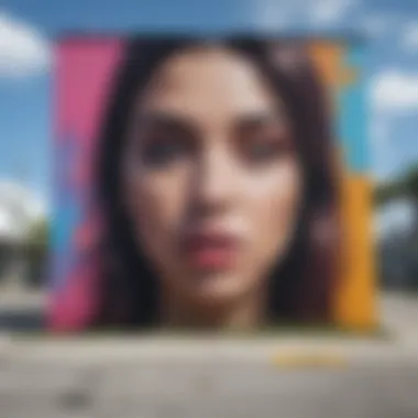 Vibrant Street Art in Wynwood Colorful art murals in Wynwood