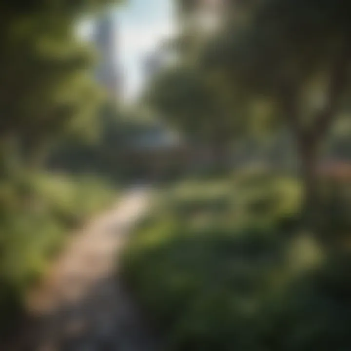 A picturesque park in Brooklyn filled with lush greenery and community activities.