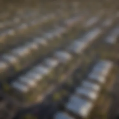 An aerial view of Scottsdale showcasing the blend of urban development and natural beauty.