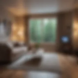 Cozy room setup for rental