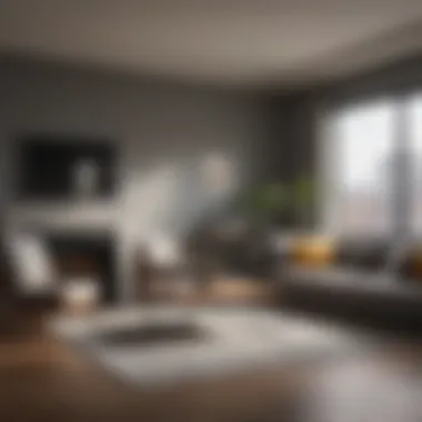 A modern apartment interior showcasing rental options in Logan Circle