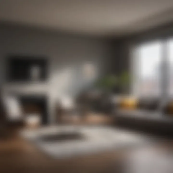 A modern apartment interior showcasing rental options in Logan Circle