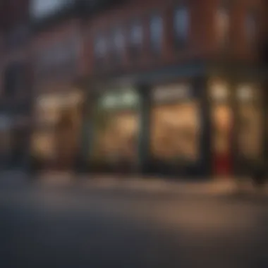 A vibrant street scene in Logan Circle highlighting local shops and cafes