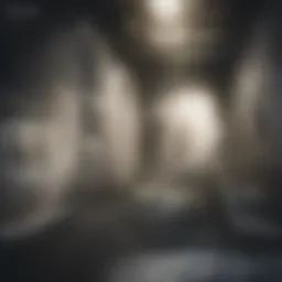 An elegant room showcasing a large heavy artwork on the wall, emphasizing the balance and visual appeal of the arrangement.