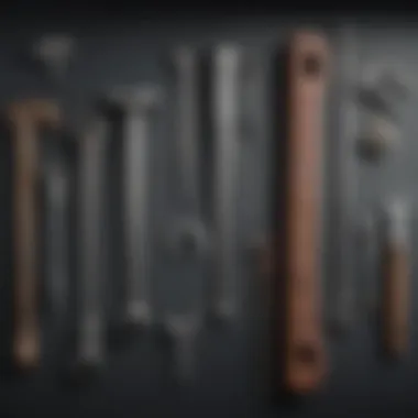 Close-up of specialized tools used for securely hanging heavy frames, highlighting their features and importance.