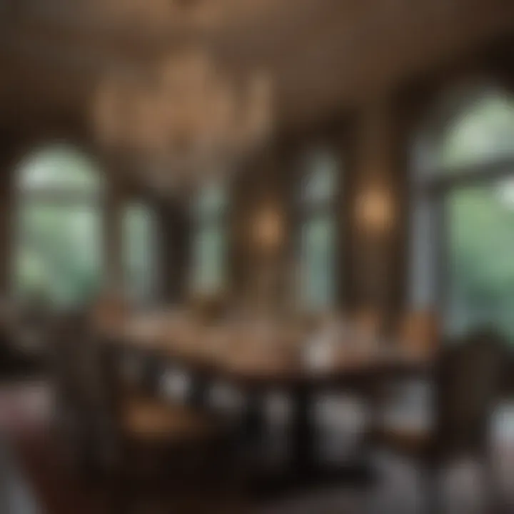 Proper etiquette displayed in a formal dining context