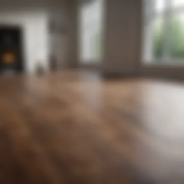 Dramatic Contrast: Renewal Journey Before and after comparison of laminate flooring