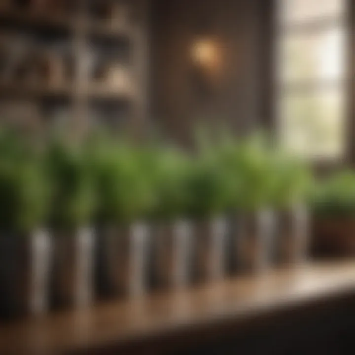 A selection of fresh herbs ready for use