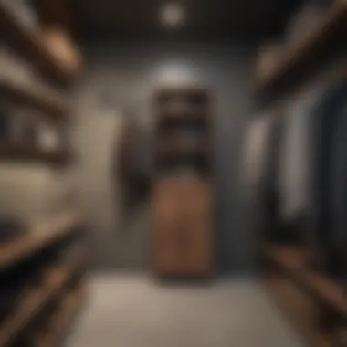 Maximizing Vertical Space Utilizing vertical space with shelves and hooks