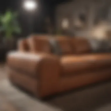 Transformative Results of Effective Couch Cleaning Before and after cleaning comparison of a couch