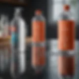 Natural cleaning ingredients such as vinegar and baking soda