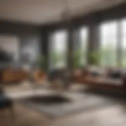 A meticulously organized rental property with inviting decor.