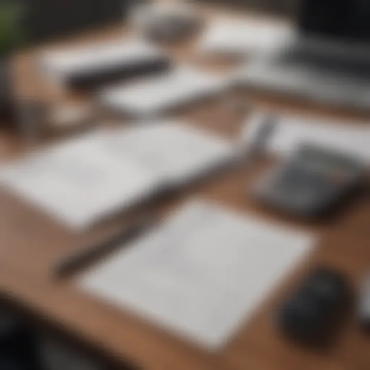 A detailed budget plan spread out on a table alongside a calculator and notepad.