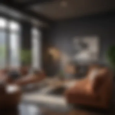 Stylish Modern Living Room in Northern Liberties Modern living room interior