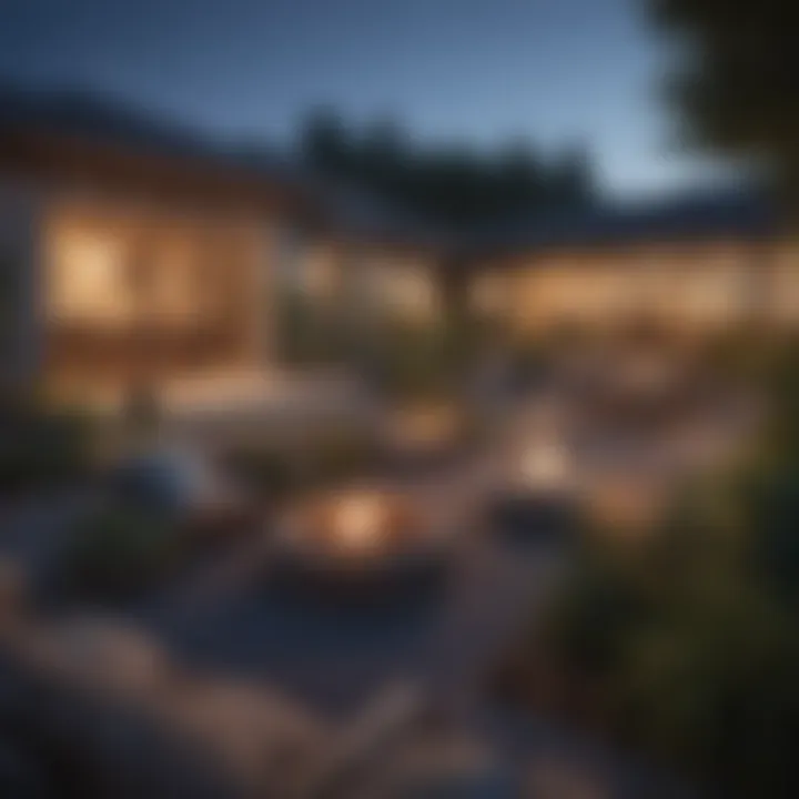 Community gathering space that reflects lifestyle integration.