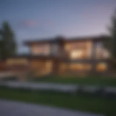 Architectural features of Northwest Vista housing showcasing modern design.
