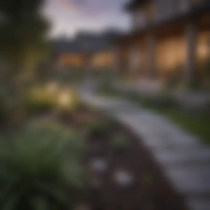 Sustainable landscaping in a Northwest Vista community.