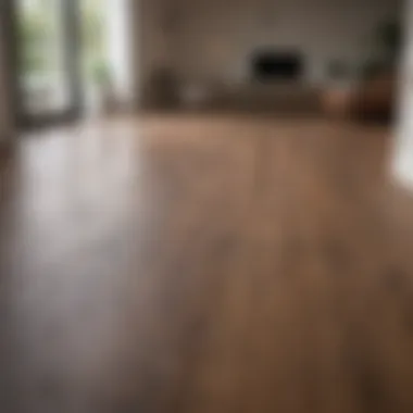 Before and after laminate flooring maintenance