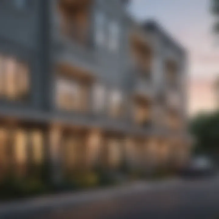 A property manager conducting a walkthrough of a multifamily building