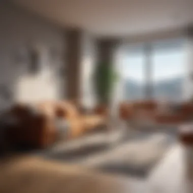 Thoughtfully Designed Apartment Space Cozy apartment interior showcasing thoughtful design
