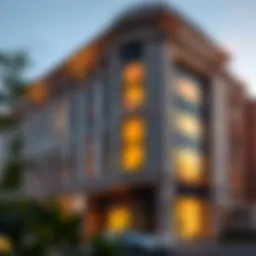 Stunning architectural facade of Regent Apartments