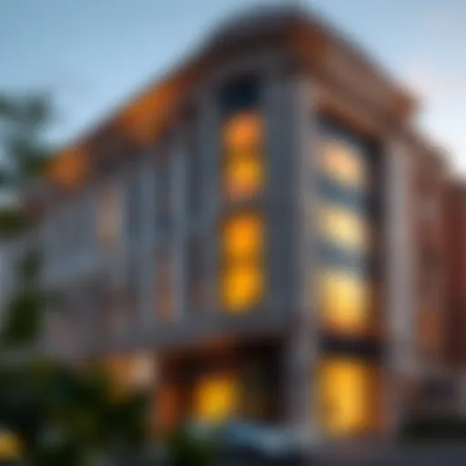 Stunning architectural facade of Regent Apartments