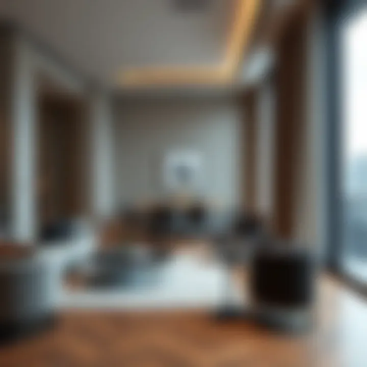 Sophisticated Interior Design Modern living space inside Regent Apartments