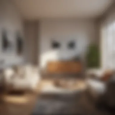Simple and Functional Apartment Interiors Interior of an apartment showcasing simplicity and functionality