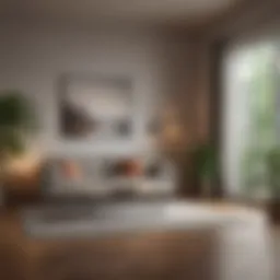 Cozy room setup for short-term rental