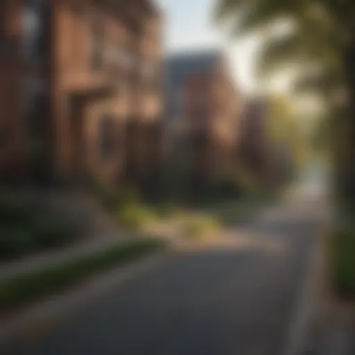 A tranquil residential street in a safe Chicago neighborhood.