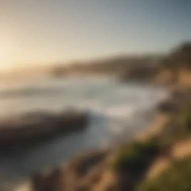 Breathtaking view of La Jolla coastline