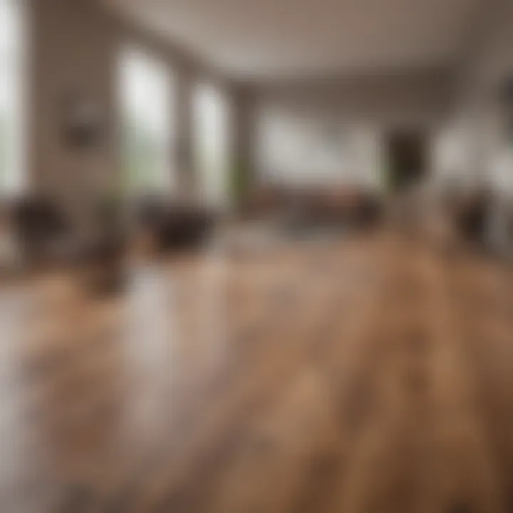 A well-maintained living area with laminate flooring