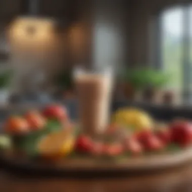 Nourishing Your Body for Enhanced Well-being A vibrant display of healthy food choices promoting wellness