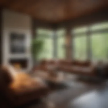 Modern Living Space Inside Tanner Flats Interior living space of Tanner Flats featuring modern furnishings