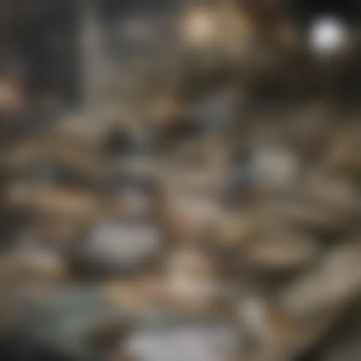 A meticulously designed dining table showcasing arrangement patterns
