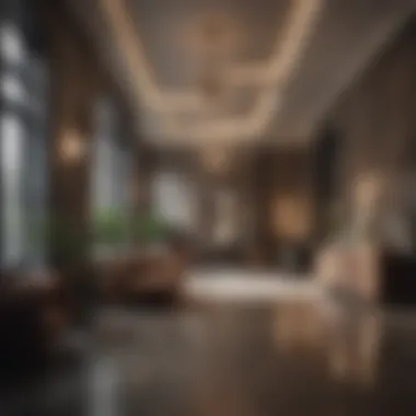 Elegant Interior Design of The Ashton Interior lobby of The Ashton highlighting elegant design features