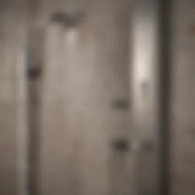 Materials used in up drain shower systems