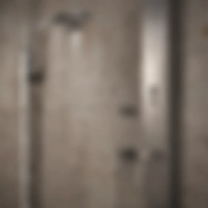 Materials used in up drain shower systems