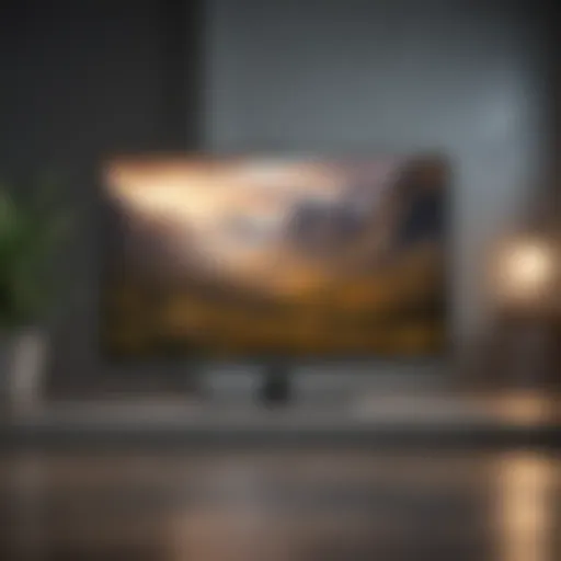 Crystal clear television screen