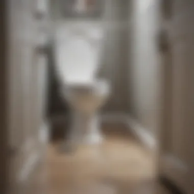 A person applying drain cleaner safely