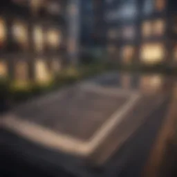 Detailed layout of an apartment lease agreement