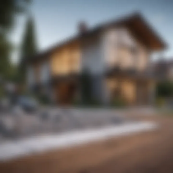 Graph showcasing factors affecting property values.