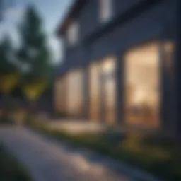 Architectural blueprint showcasing property dimensions