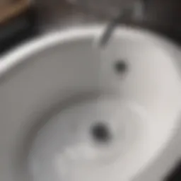 Clogged laundry tub drain