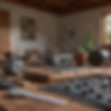 Different tools for calculating square footage