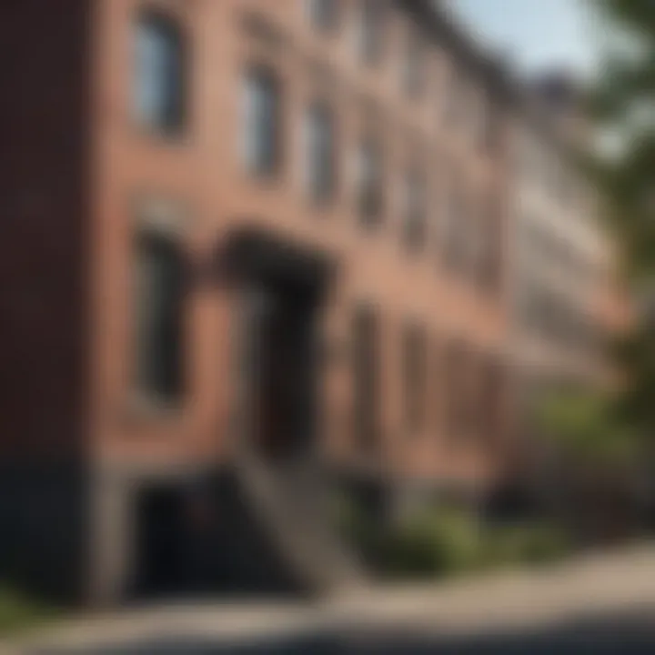 Graph depicting real estate price trends in Brooklyn