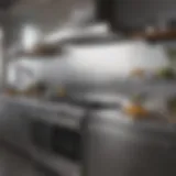 A gleaming stainless steel appliance reflecting its surroundings after being cleaned with vinegar.